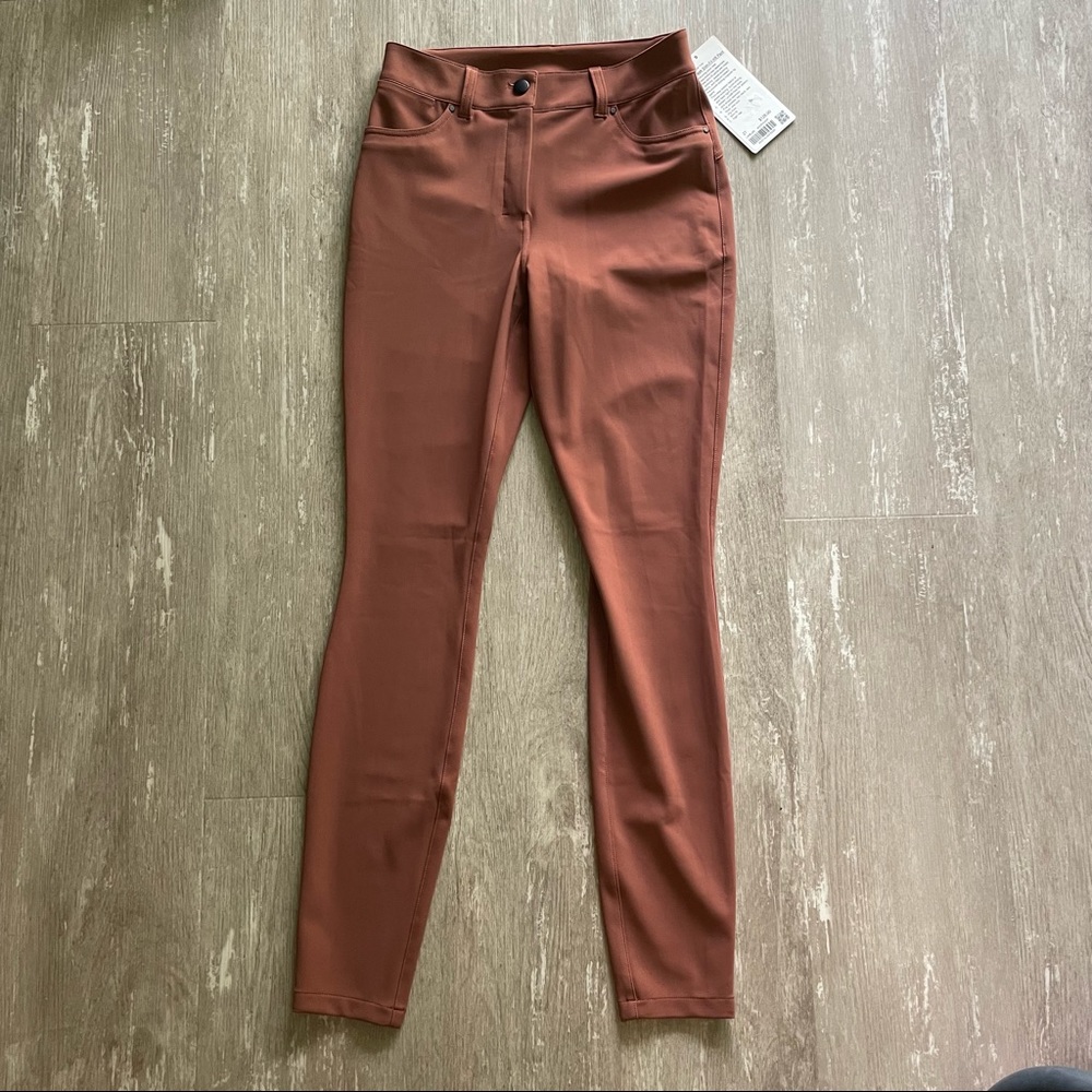 Size 27” Lululemon City Sleek Slim-Fit 5 Pocket High-Rise Pant Ancient Copper